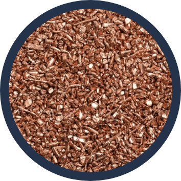 Rigid copper extracted